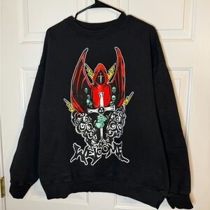 Welcome skateboards sweatshirt size Large